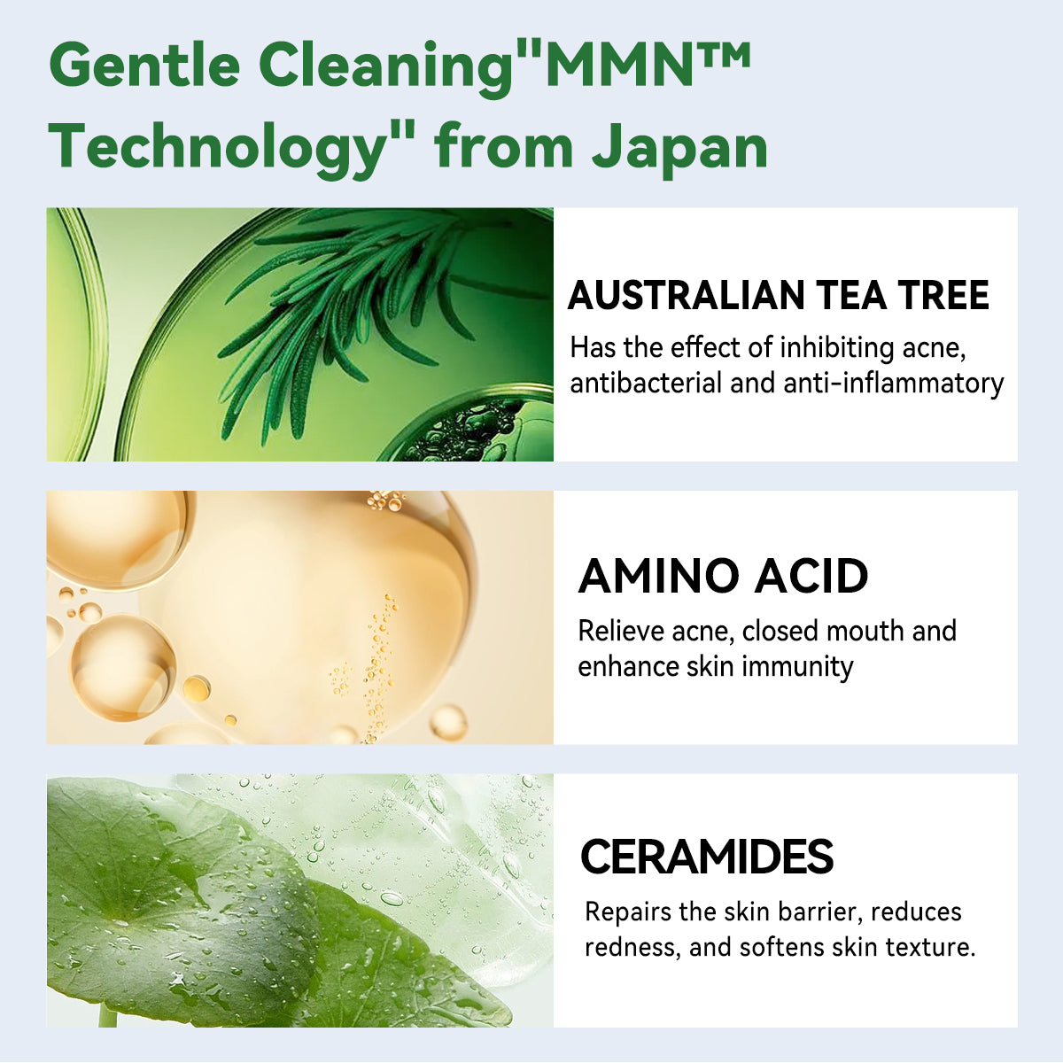 ZIA.DOO  AUSTRALIAN TEA TREE AMINO ACID GENTLE CLEANSING MOUSSE