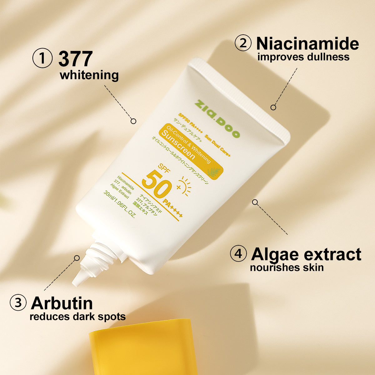 ZIA.DOO  OIL-CONTROL & WHITENING SUNSCREEN