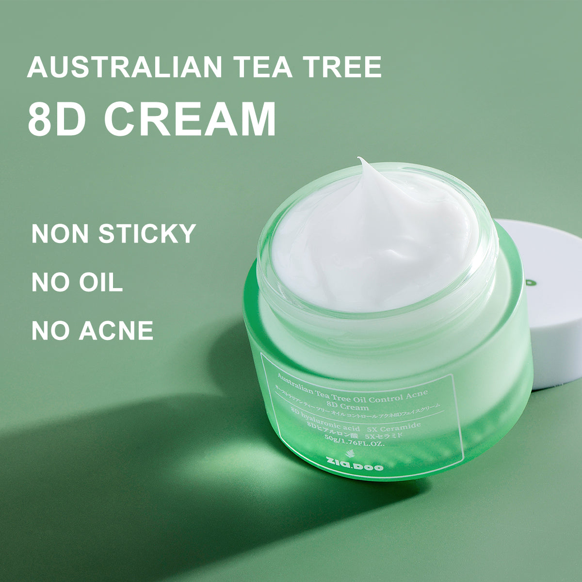 ZIA.DOO AUSTRALIAN TEA TREE OIL CONTROL ACNE 8D CREAM